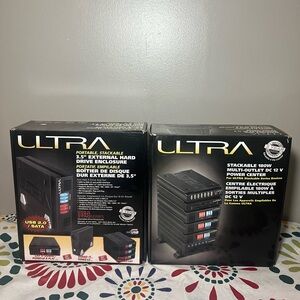 Ultra External Hard Drive and Power Center Set